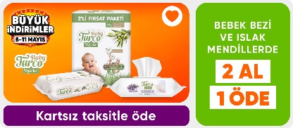 Baby Turco Bebek Bezi ve Islak Mendillerde 2 Al 1 Öde