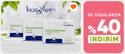 İlaçsız Yaşam Mağazasında Tüm Ürünlerde %40 İndirim!