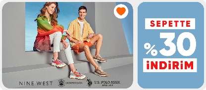 Lumberjack, U.S. Polo Assn., Nine West Sepette %30 indirim