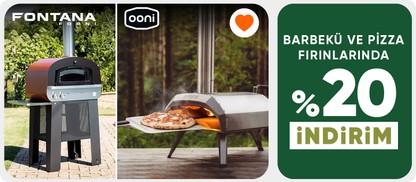 Fontana Forni, Ooni Markalı Barbekü, Pizza Fırınlarında %20 İndirim