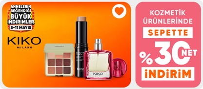 Kozmetik ürünlerinde %30 net indirim