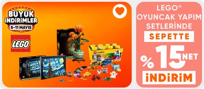 LEGO® Oyun Setlerinde Sepette Net %15 İndirim