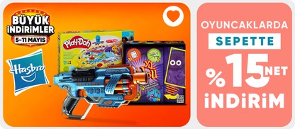 Hasbro Markalı Oyuncaklarda Sepette Net %15 İndirim