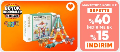MANYETIK15 Kodu ile Manyetik Setlerde Sepette %40 indirime ek %15 ek indirim