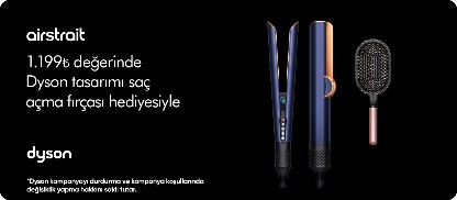 Dyson Airstrait 1.199 TL saç açma fırça hediye