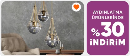 BegüsA Aydınlatma Ürünlerinde %30 İndirim