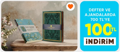 Defter ve ajandalarda  700 TL'ye 100 TL indirim