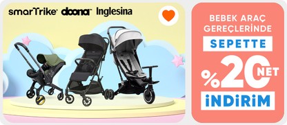 Doona & Inglesina & Smartrike Bebek Araç Gereçlerinde Sepette Net %20 İndirim