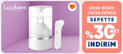 Loobex Anne Bebek Ürünlerinde Sepette Net %30 İndirim