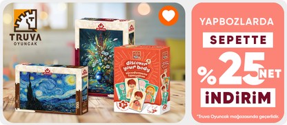 Truva Oyuncak Mağazası Art Puzzle Ürünlerinde Sepette Net %25 İndirim