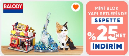 Balody Mini Blok Yapı Setlerinde Sepette Net %25 İndirim