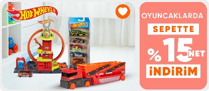 Seçili Hot Wheels Markalı Oyuncaklarda Sepette Net %15 İndirim