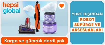 Yurt dışından  robot süpürge ve aksesuarları