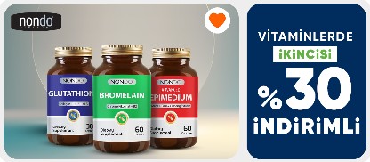 Nondo Vitamin Ürünlerinde 2. Ürüne %30 İndirim