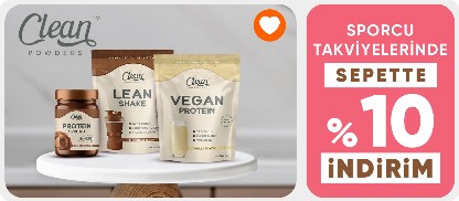 Clean Powders Markalı Sprocu Besinlerinde Sepette %10 İndirim