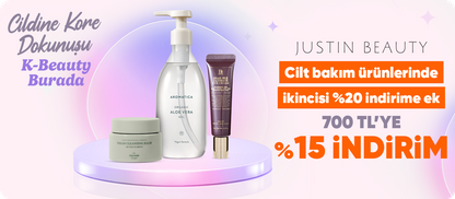 Cilt bakım ürünlerinde  2.’si %20 indirime ek  700 TL'ye %15 indirim