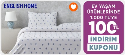 English Home Ürünlerinde 1000 Tlye 100 TL kupon