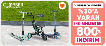 Globber Bisiklet ve Scooterlarda %30'a varan İndirim!