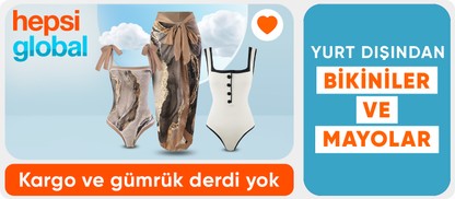Yurt dışından  bikini ve mayolar