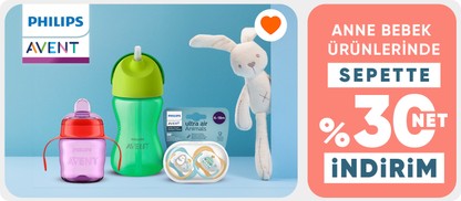 Philips Avent Anne Bebek Ürünlerinde Sepette Net %30 İndirim 