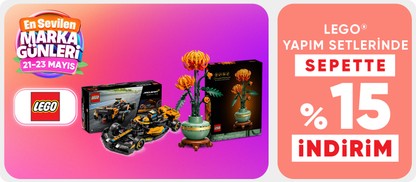 LEGO® Yapım Setlerinde Sepette %15 İndirim