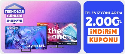 Televizyonlarda 2000 TL Kupon Fırsatı