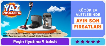 Küçük ev aletlerinde  ayın son fırsatları