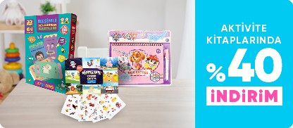 Aktivite kitaplarında  %40 indirim