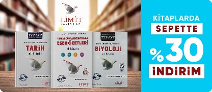 Kitaplarda  sepette %30 indirim