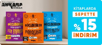 Kitaplarda  sepette %15 indirim
