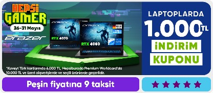 Erazer Laptoplarda 1.500 TL Kupon
