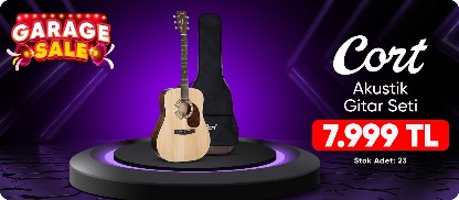 Akustik gitar seti 7.999 TL