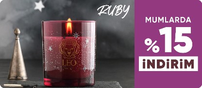 Ruby Mumlarda %15 İndirim