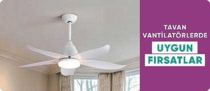 Kablopiyasa Tavan Vantilatörlerinde Özel Fiyatlar