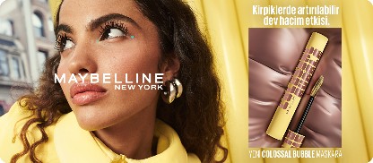 Yepyeni Colossal Bubble Maskara  şimdi burada