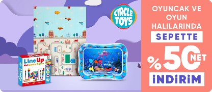 Circle Toys Oyuncak ve Oyun Halılarında Sepette Net %50 İndirim!