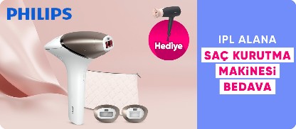 Philips IPL Alana Saç Kurutma Makinesi Bedava