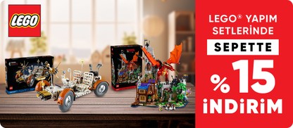 LEGO® Yapım Setlerinde Sepette %15 İndirim