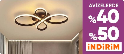 En Şık Avizelerde %40-%50 İndirirm Fırsatı