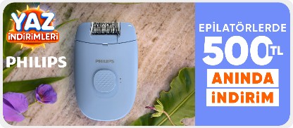 Philips Epilatörlerde 500 TL Kupon Fırsatı
