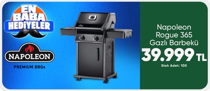 Babalar Gününe Özel Napoleon Rogue 365 Gazlı Barbekü 39,999 TL