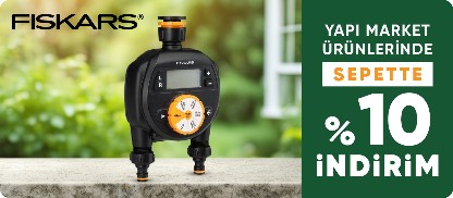 Fiskars Markalı Bahçe  Ürünlerinde Sepette %10 indirim