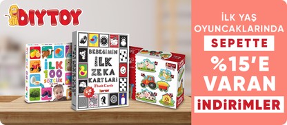 Diytoy İlk Yaş Oyuncaklarında Sepette %15'e Varan İndirim