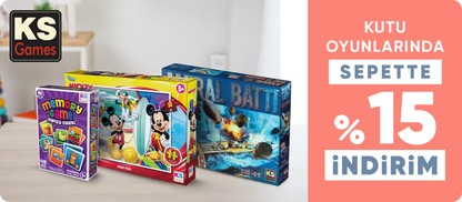 KS Games Puzzle ve Kutu Oyunlarında Sepette %15 İndirim