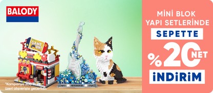 Balody Mini Blok Yapı Setlerinde Sepette Net %25 İndirim