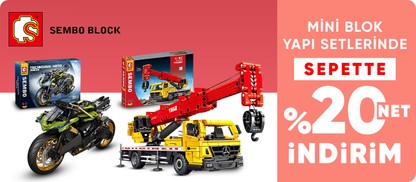 Sembo Block Oyuncak Blok Yapı Setlerinde Sepette Net %23 İndirim