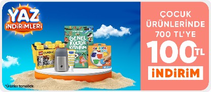  Bayram Alışverişi – Çocuk Ürünlerinde 700TL'ye 100 TL indirim