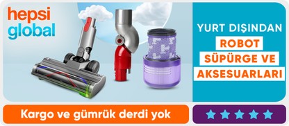 Yurt dışından  robot süpürge ve aksesuarları