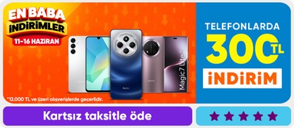 Teknoloji ürünlerinde fırsat.