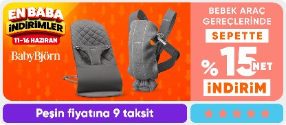 Babybjörn Bebek Araç GereçlerindeSepette Net %15 İndirim